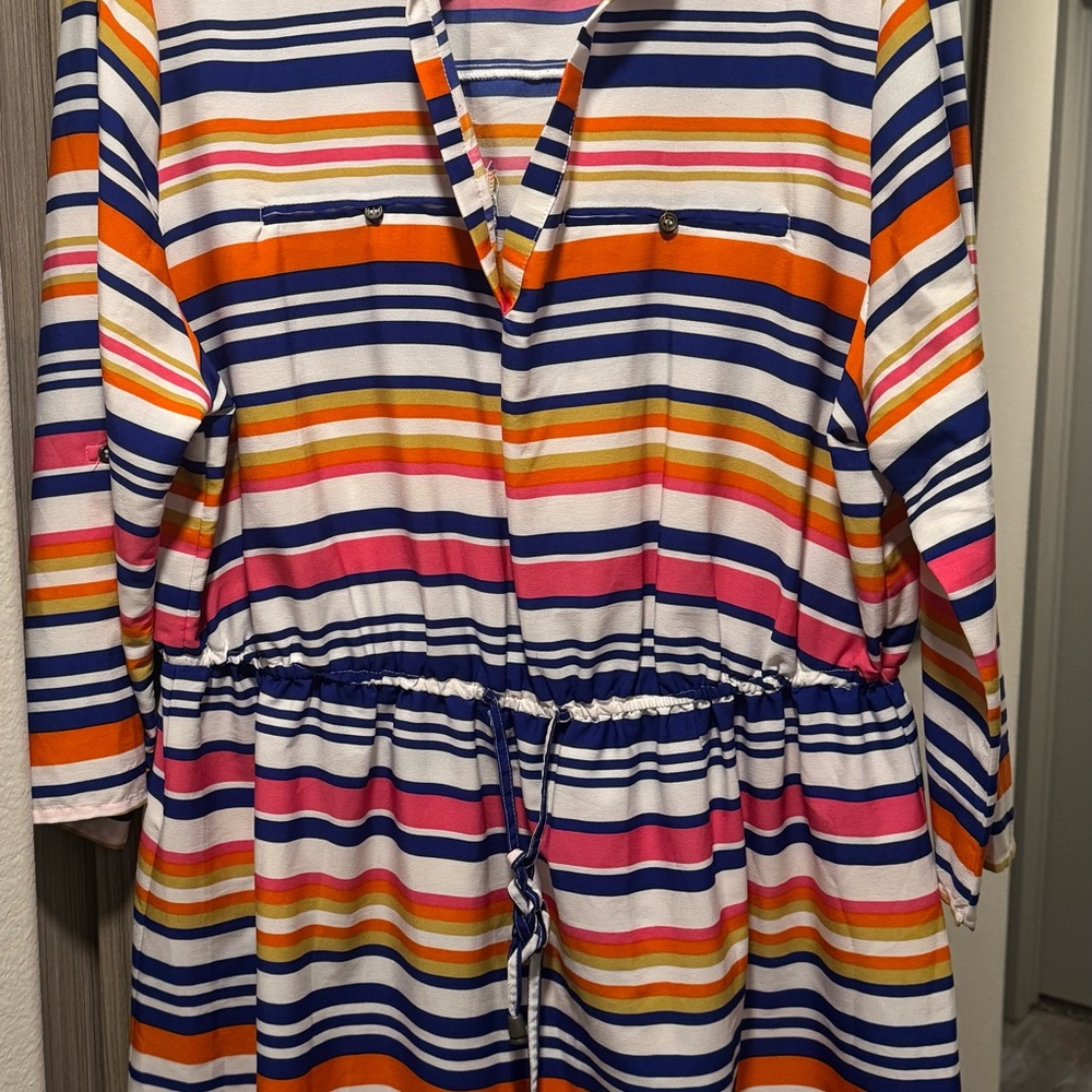 Colorful Striped Dress